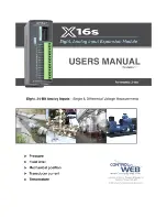 Xytronix Research & Design ControlByWeb X-16s User Manual preview