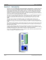 Preview for 6 page of Xytronix Research & Design ControlByWeb X317 User Manual