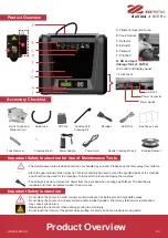 Preview for 3 page of XYZ Printing da Vinci Jr. WiFi Pro Quick Manual