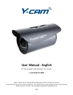 Предварительный просмотр 1 страницы Y-cam Bullet HD 1080 User Manual