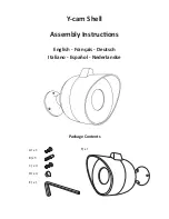 Y-cam Camera Assembly Instructions Manual preview