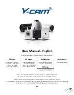 Preview for 1 page of Y-cam YCW003 User Manual