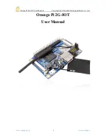 y Shenzhen Xunlong Software Co Orange Pi 2G-IOT User Manual preview