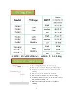 Предварительный просмотр 2 страницы Ya Suh Dar Y16-AC User Manual