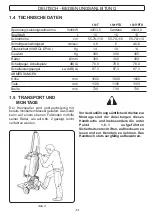 Preview for 34 page of YABE 110+PTO Operating Instructions Manual