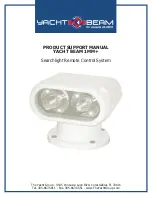 Предварительный просмотр 1 страницы yacht beam YB 1MM+ Product Support Manual