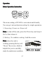 Preview for 22 page of Yachting FC60X User Manual