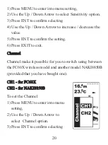 Preview for 25 page of Yachting FC60X User Manual