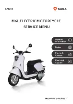 Yadea M6L Service Menu preview