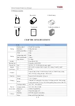 Предварительный просмотр 5 страницы YAEN MP58A1 User Manual