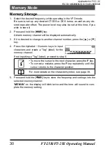 Preview for 20 page of Yaesu 20663X20 Operating Manual