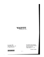 Предварительный просмотр 49 страницы Yaesu 600 Dealer'S Manual