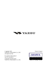 Предварительный просмотр 72 страницы Yaesu CT-39A Operating Manual