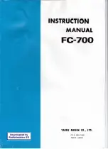 Yaesu FC-700 Instruction Manual предпросмотр