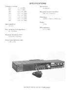 Preview for 3 page of Yaesu FC-707 Instruction Manual