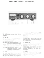 Preview for 4 page of Yaesu FC-707 Instruction Manual