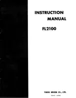 Preview for 1 page of Yaesu FL2100 Instruction Manual