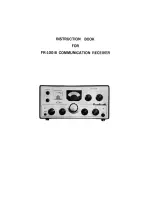 Yaesu FR-100-b Instruction Book предпросмотр