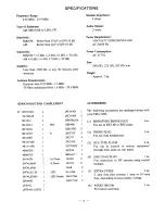 Предварительный просмотр 4 страницы Yaesu FRG-7000 Instruction Manual