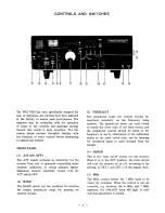 Preview for 5 page of Yaesu FRG-7000 Instruction Manual