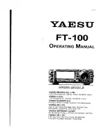 Yaesu FT-100 Micro Mobile Operating Manual preview