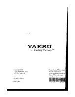 Предварительный просмотр 112 страницы Yaesu FT-100 Micro Mobile Operating Manual