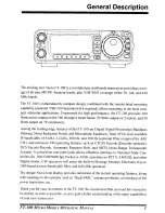 Preview for 3 page of Yaesu FT-100D Operating Manual