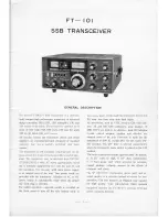 Preview for 2 page of Yaesu FT-101 Instruction Manual