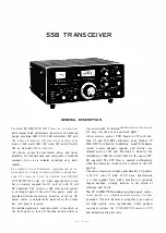 Preview for 3 page of Yaesu FT-101E Instruction Manual