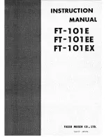 Yaesu FT-101EE Instruction Manual preview