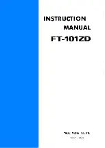 Yaesu FT-101ZD Instruction Manual preview