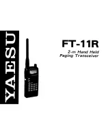 Предварительный просмотр 1 страницы Yaesu FT-11R User Manual