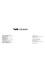 Предварительный просмотр 64 страницы Yaesu FT-11R User Manual