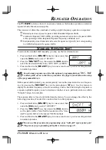 Preview for 23 page of Yaesu FT-1802M Operating Manual