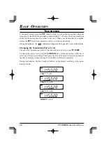 Preview for 20 page of Yaesu FT-1900E Operating Manual