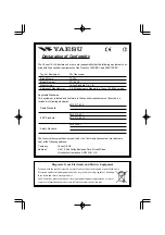 Preview for 89 page of Yaesu FT-1900E Operating Manual