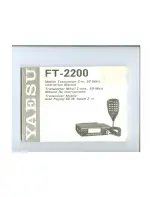 Yaesu FT-2200 Instruction Manual preview