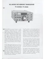 Предварительный просмотр 2 страницы Yaesu FT-225R Instruction Manual