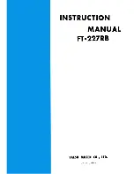 Предварительный просмотр 1 страницы Yaesu FT-227RB Instruction Manual