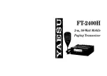 Предварительный просмотр 1 страницы Yaesu FT-2400H User Manual