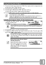 Preview for 13 page of Yaesu FT-25 Advance Manual