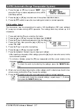 Preview for 27 page of Yaesu FT-25 Advance Manual