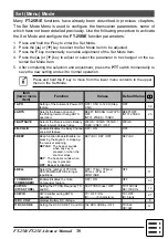 Preview for 36 page of Yaesu FT-25 Advance Manual