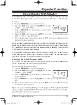 Предварительный просмотр 17 страницы Yaesu FT-252 Operating Manual