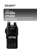 Yaesu FT-25E Operating Manual предпросмотр