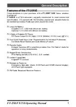 Preview for 3 page of Yaesu FT-25E Operating Manual