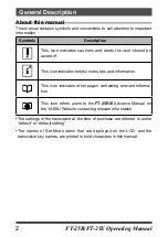 Предварительный просмотр 4 страницы Yaesu FT-25E Operating Manual