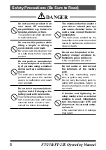 Preview for 8 page of Yaesu FT-25E Operating Manual