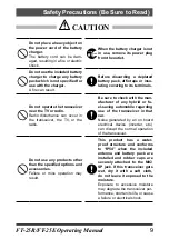 Preview for 11 page of Yaesu FT-25E Operating Manual