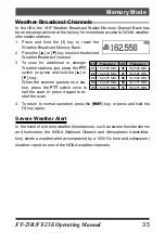 Предварительный просмотр 37 страницы Yaesu FT-25E Operating Manual